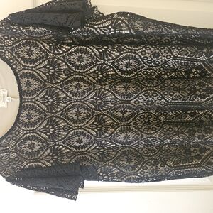 Elegant Black Lace Top